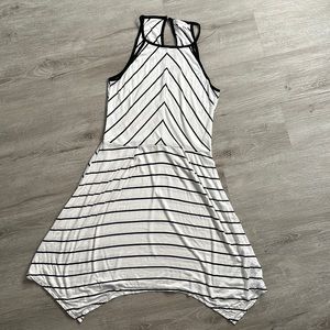 Striped White Sundress